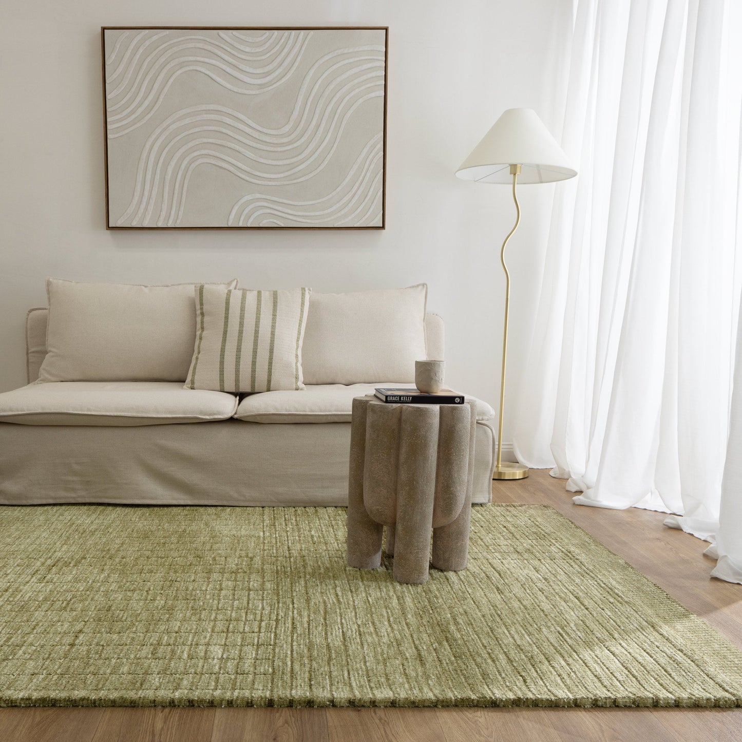 Dune Modern Green Rug