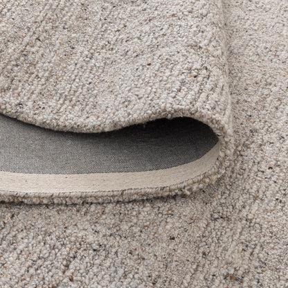 Serenity Grey Beige Wool Rug
