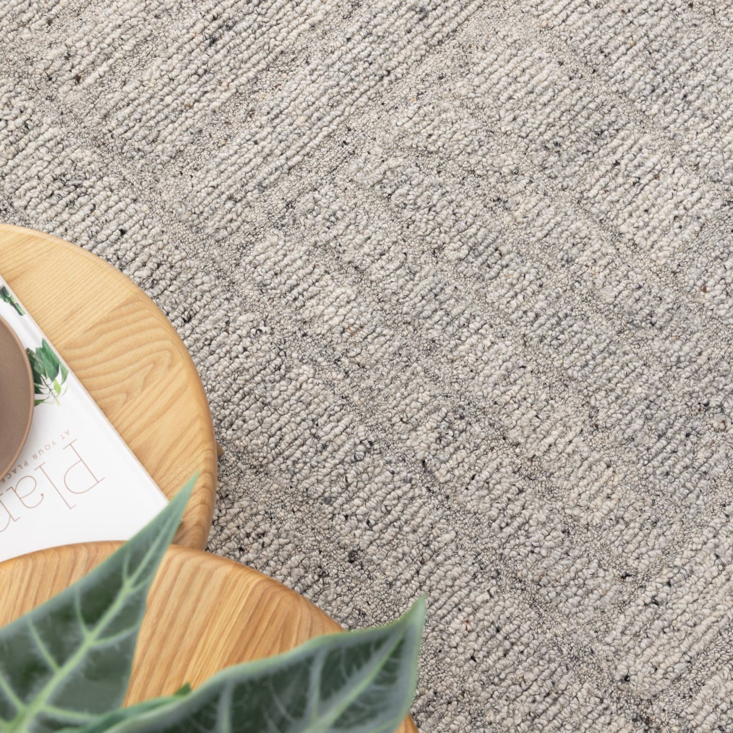 Serenity Grey Wool Rug