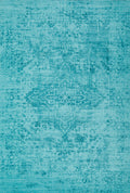 Gemmara Gold Blue Washable Rug