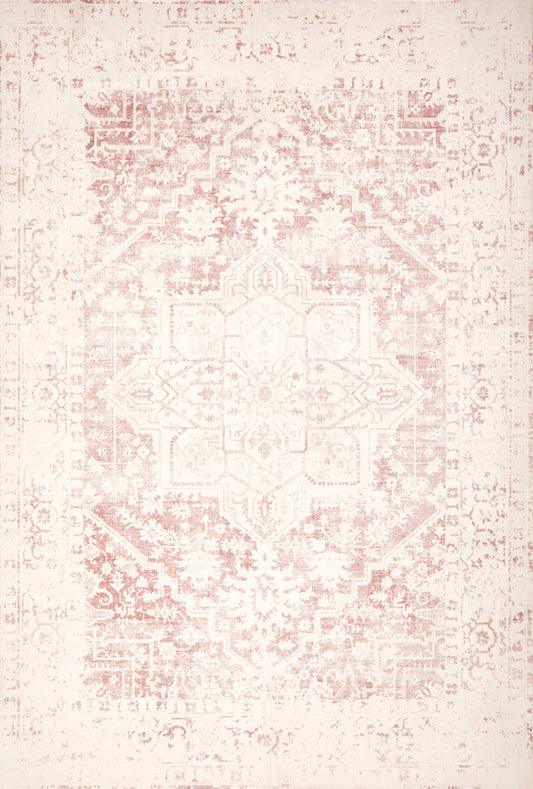 Gemmara Rose Pink Washable Rug