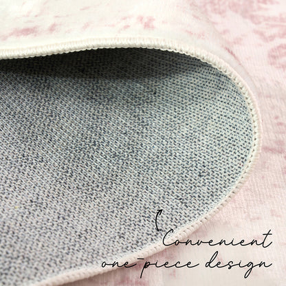 Gemmara Rose Pink Washable Rug