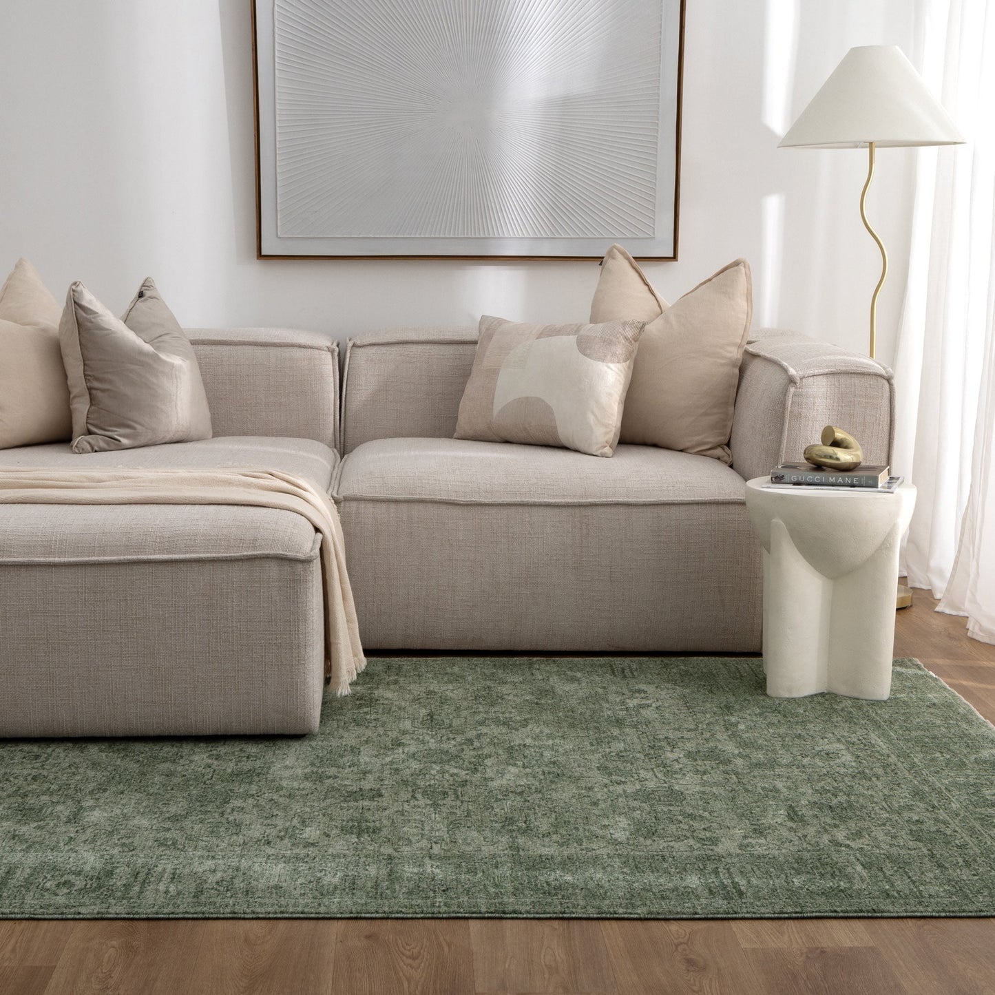 Legacy Green Transitional Rug