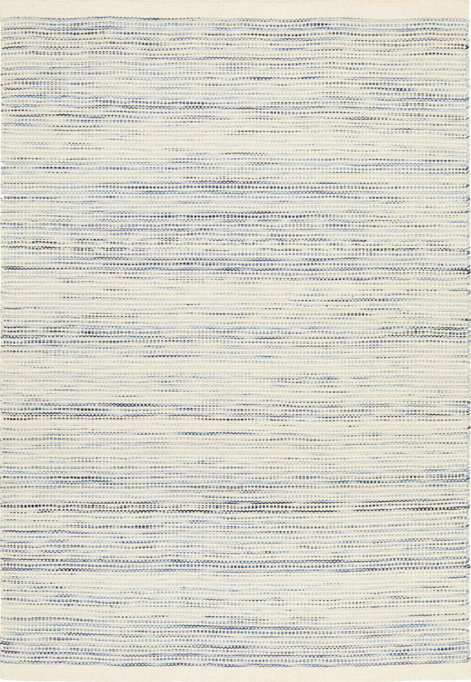 Halden Blue and Beige Wool Rug