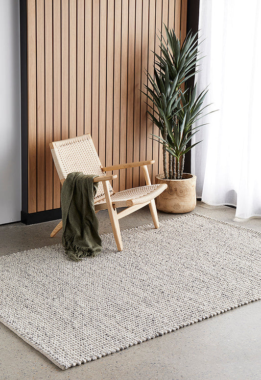Halden Grey Wool Rug