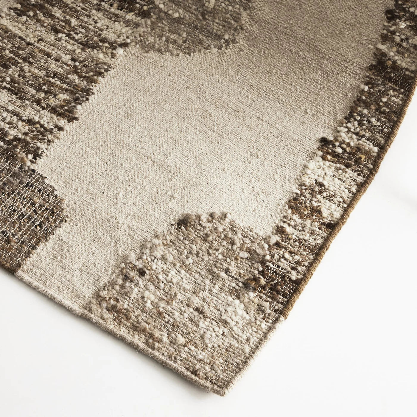 Moren Brown Wool Rug