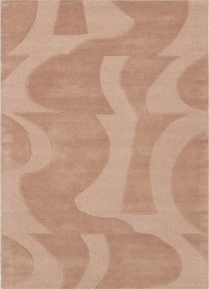 Arlen Peach Wool Rug
