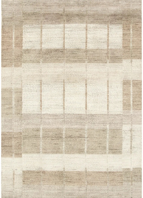 Zephyra Beige Wool Rug
