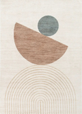 Orin Ivory Brown Rug