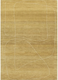 Zyren Green Wool Rug