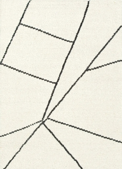 Zeyo Ivory Wool Rug