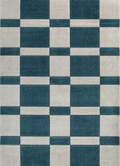 Checkmate Blue Rug