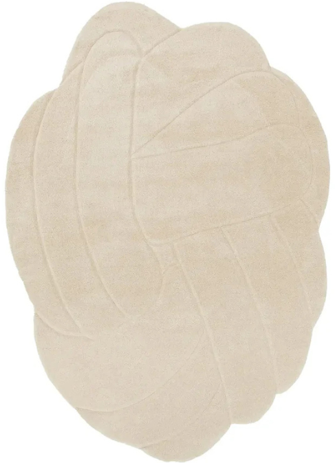 Pebble Beige Wool Rug