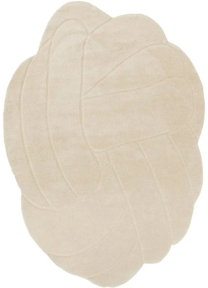 Pebble Beige Wool Rug