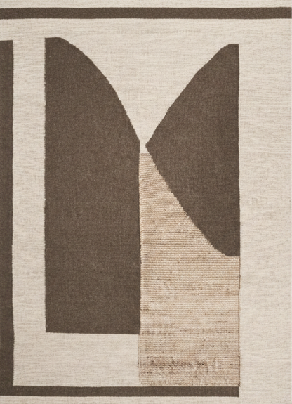 Koven Brown Wool Jute Rug
