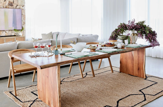 Cove Brown Black Jute Rug