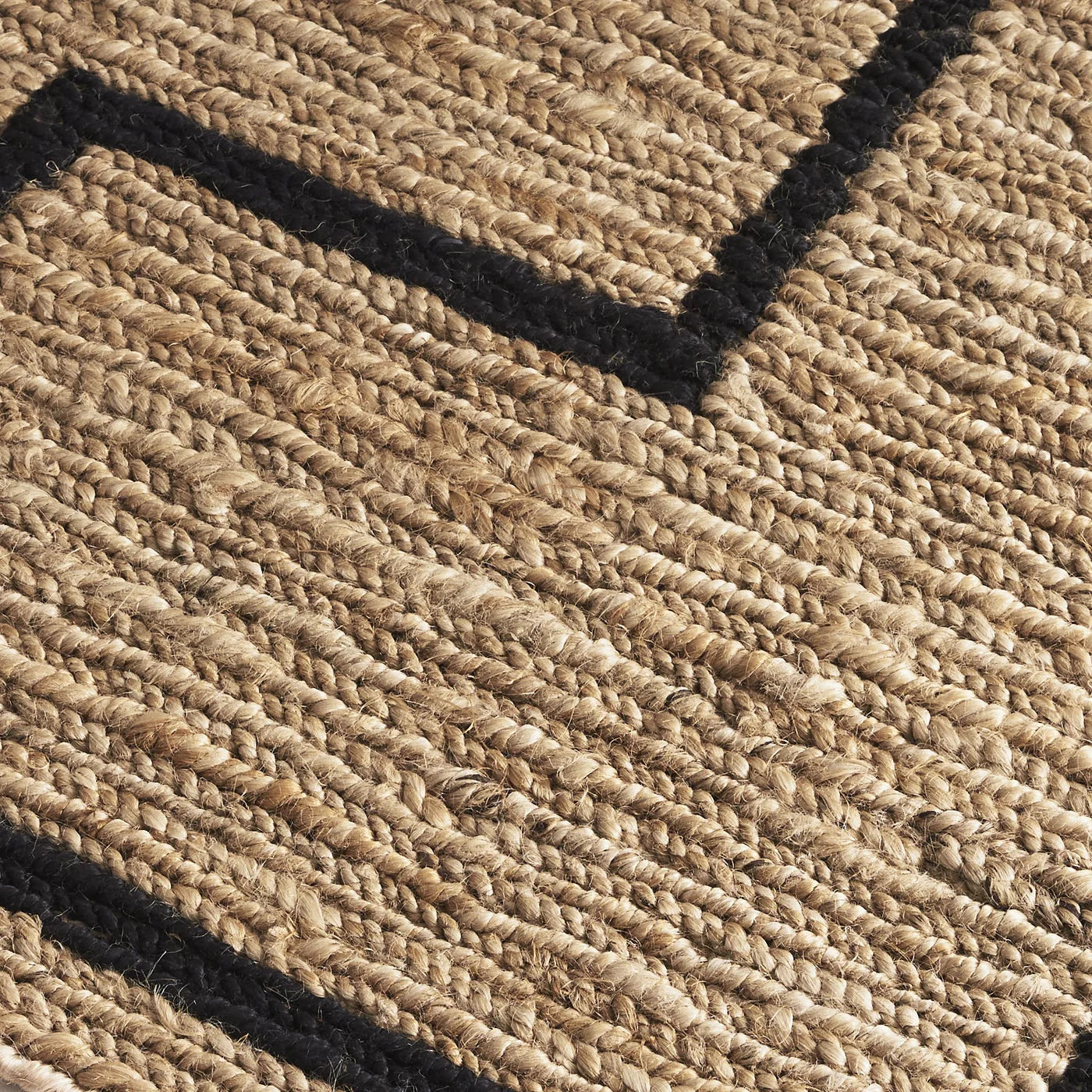 Cove Brown Black Jute Rug