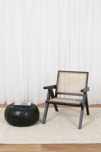 Luxe Ivory Beige Wool Rug