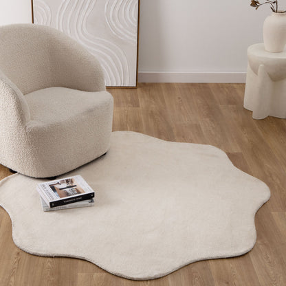 Ondella Ivory Round Rug