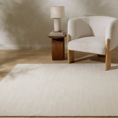 Desora Ecru Wool Rug