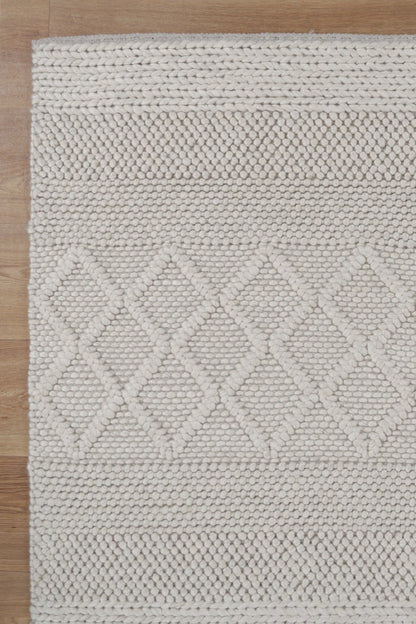 Aris Ivory Wool Rug