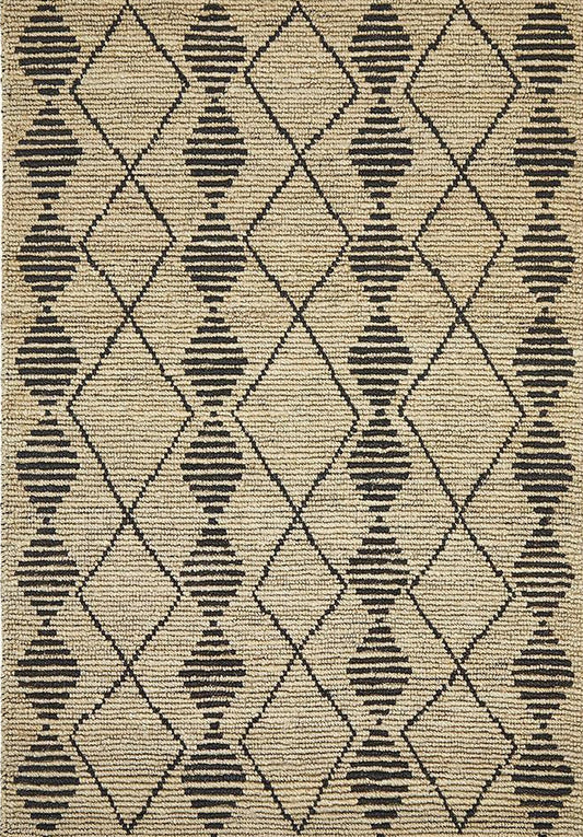 Javara Brown and Black Jute Rug