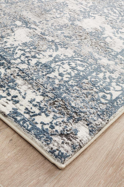 Dorna Oat Blue Runner Rug