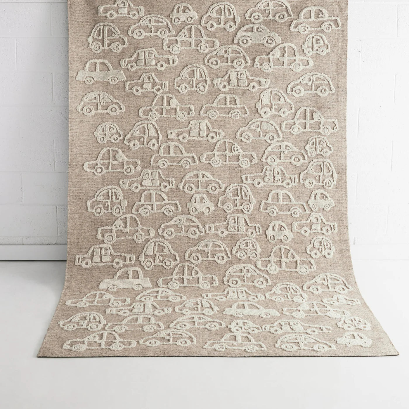 Poppy Ivory Wool Kids Rug