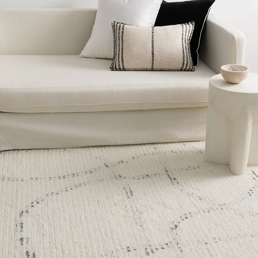 Sava Ivory Wool Rug