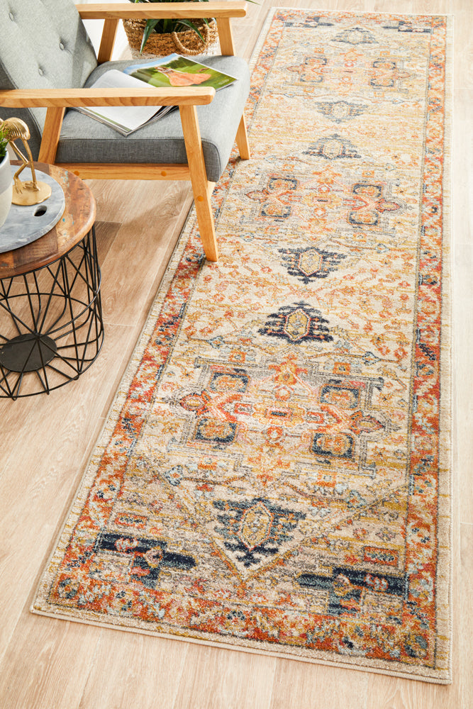 Cantera Rust Multicolor Runner Rug