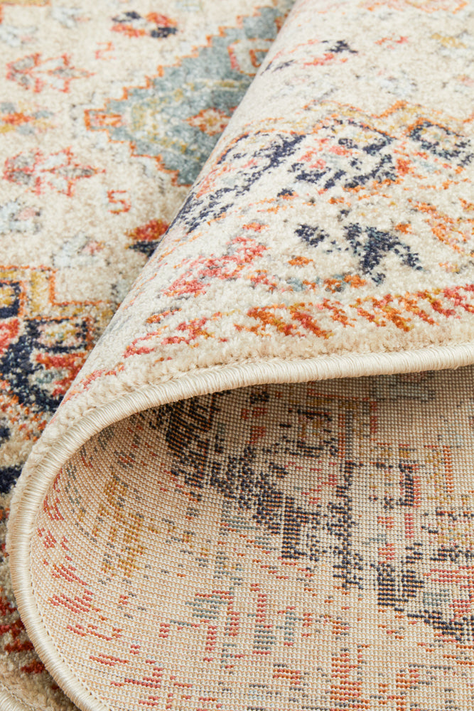 Cantera Multicolor Round Rug