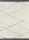 Elio Ivory Black Rug