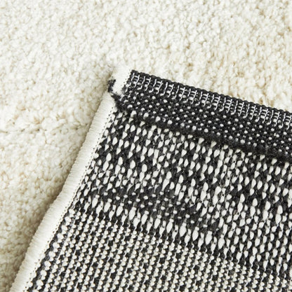 Elio Ivory Black Rug