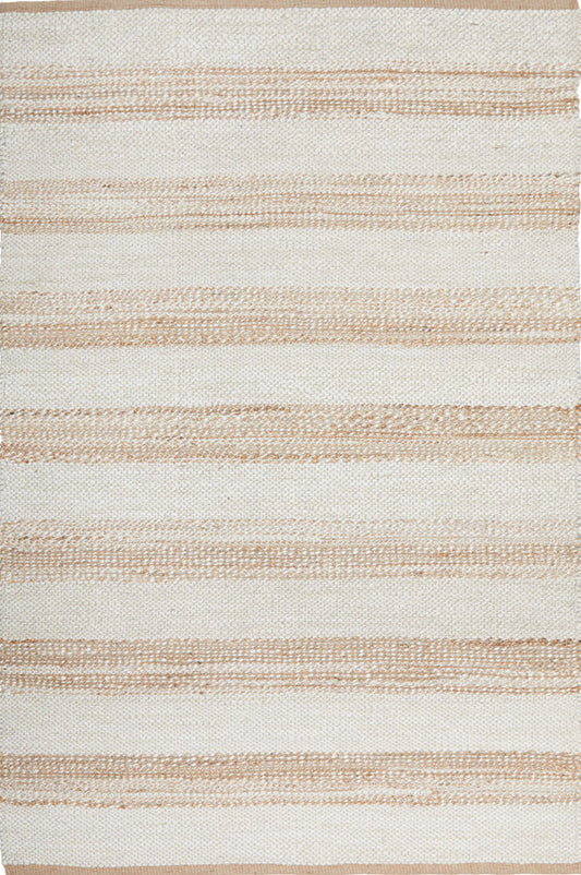 Lavelle White Beige Jute Rug
