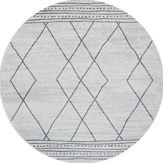 Lucera Wheat Ivory Round Rug