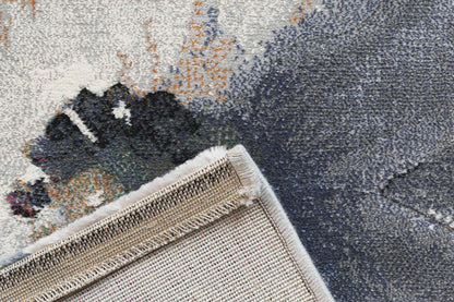 Meadow Blue Floral Rug