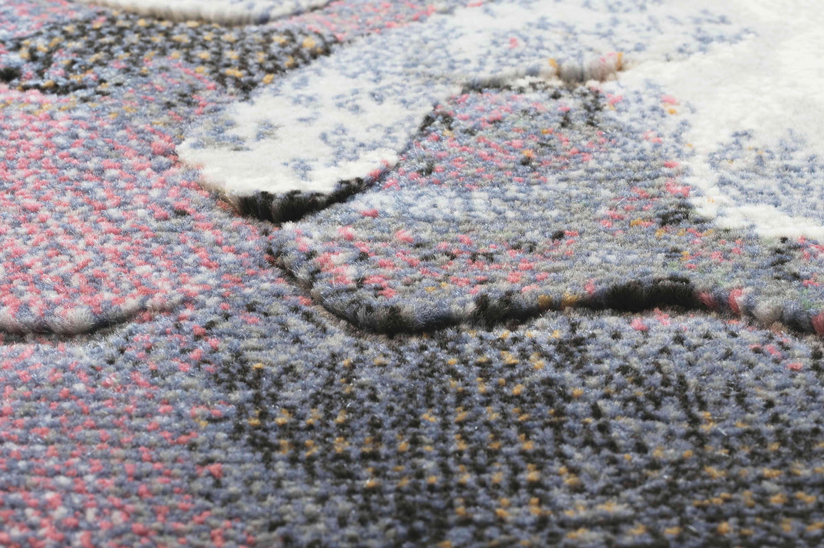 Meadow Blue Floral Rug
