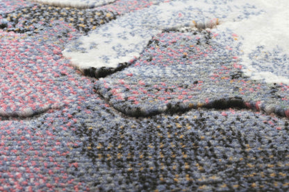 Meadow Blue Floral Rug