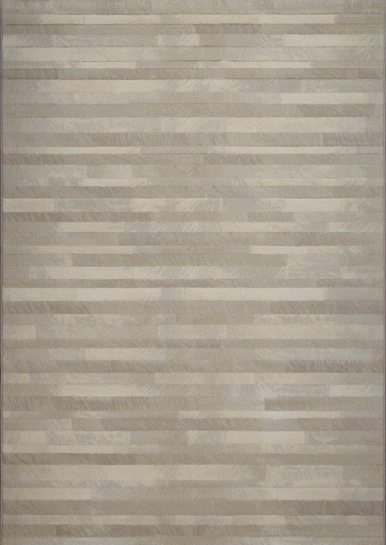 Meadow Brown Lines Rug