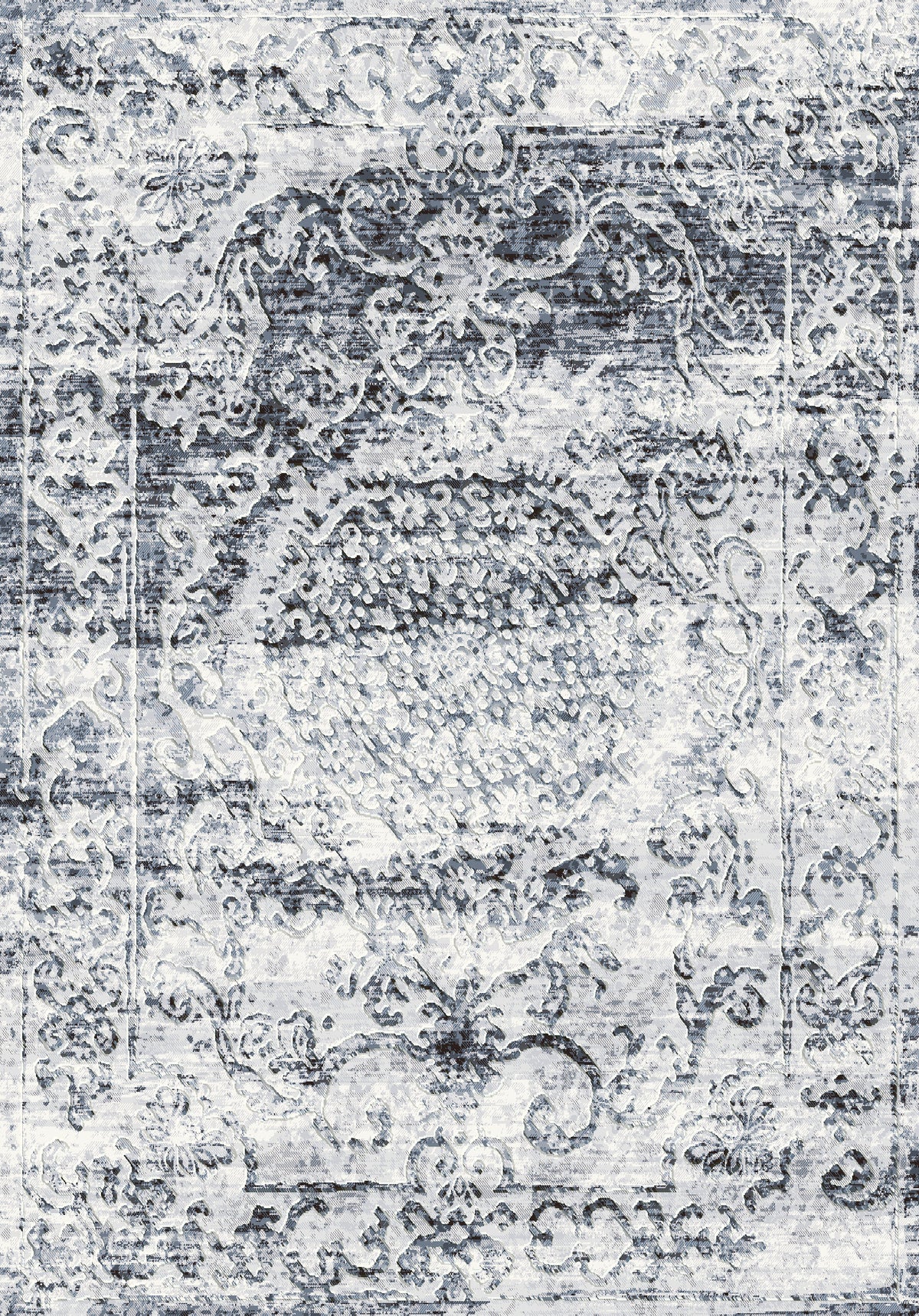 Meadow Grey Bohemian Rug