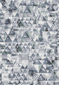 Meadow Grey Geometric Rug