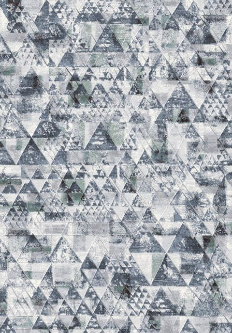 Meadow Grey Geometric Rug