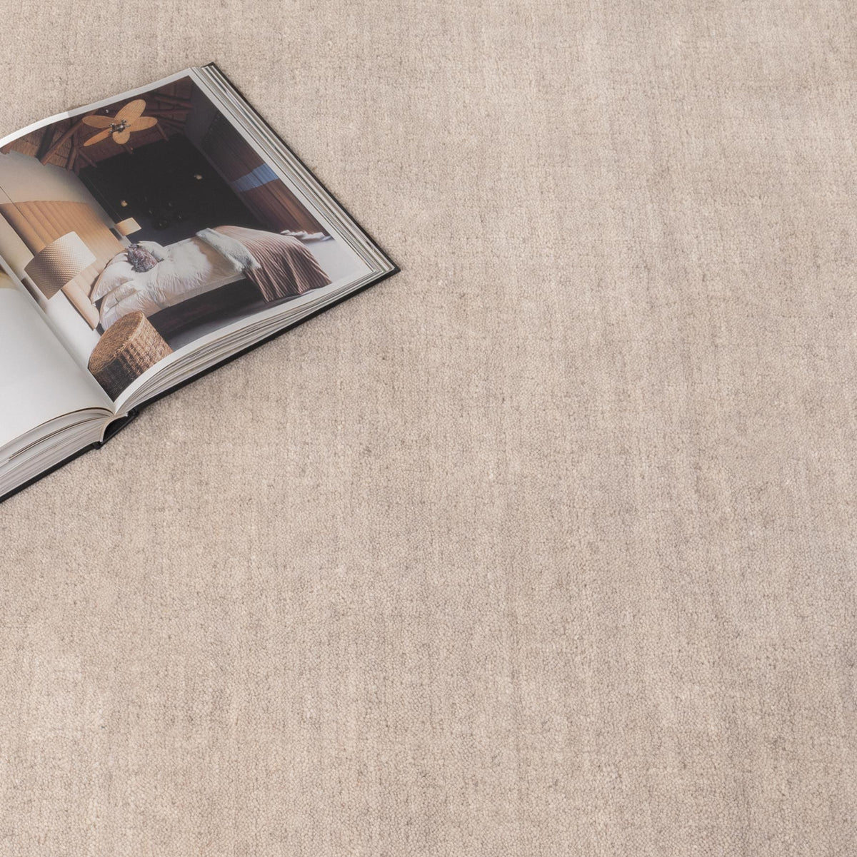 Chamberlain Modern Beige Wool Rug