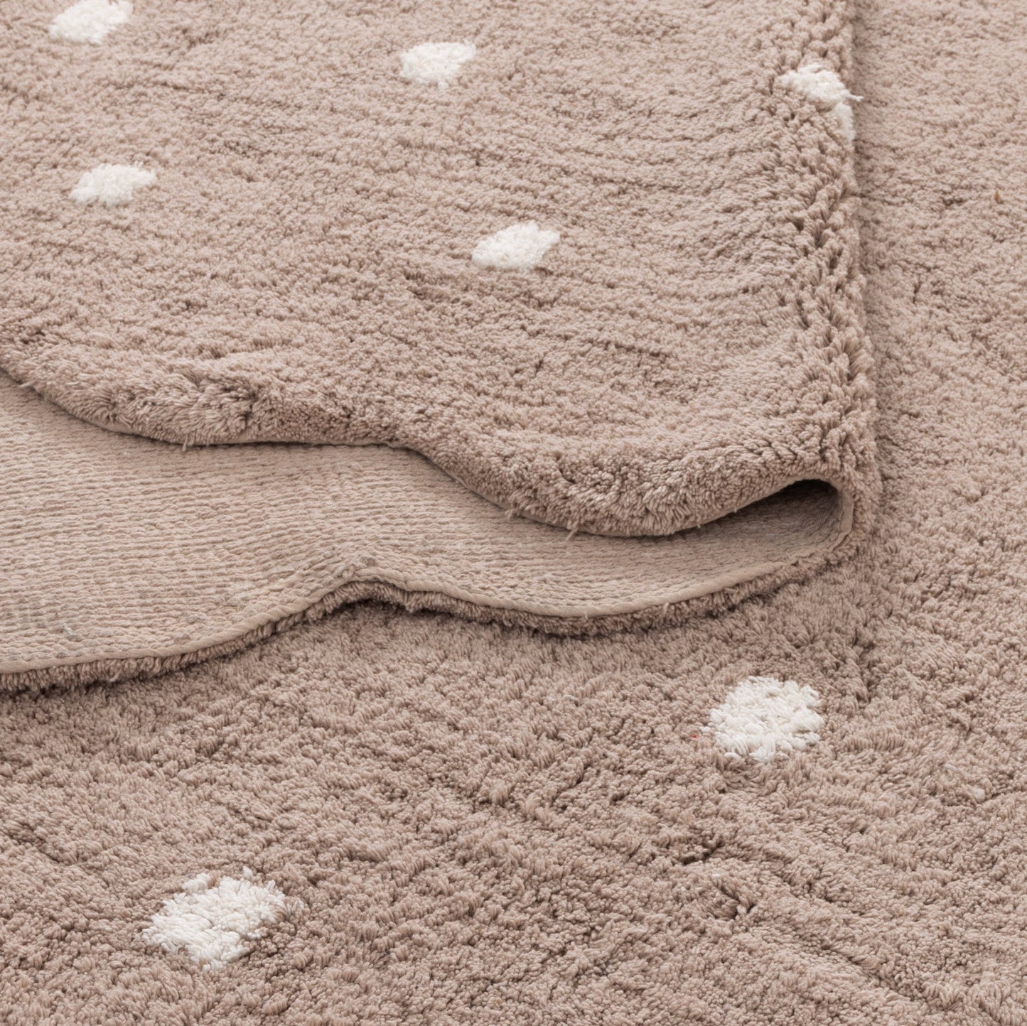 Dream Brown Round Kids Rug