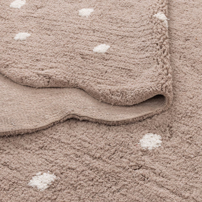 Dream Brown Round Kids Rug