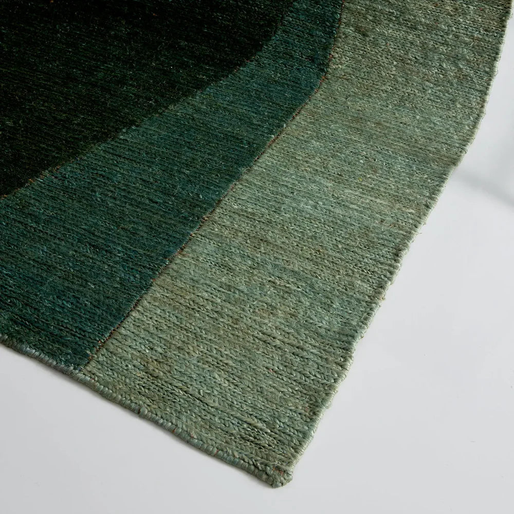 Zura Green Jute Rug