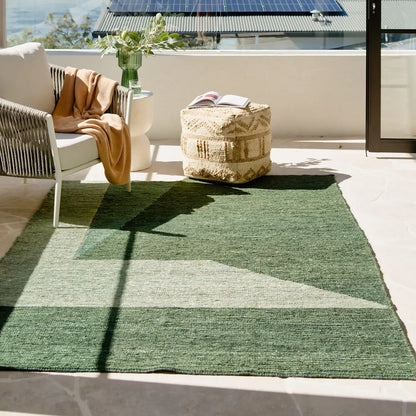 Zura Green Jute Rug