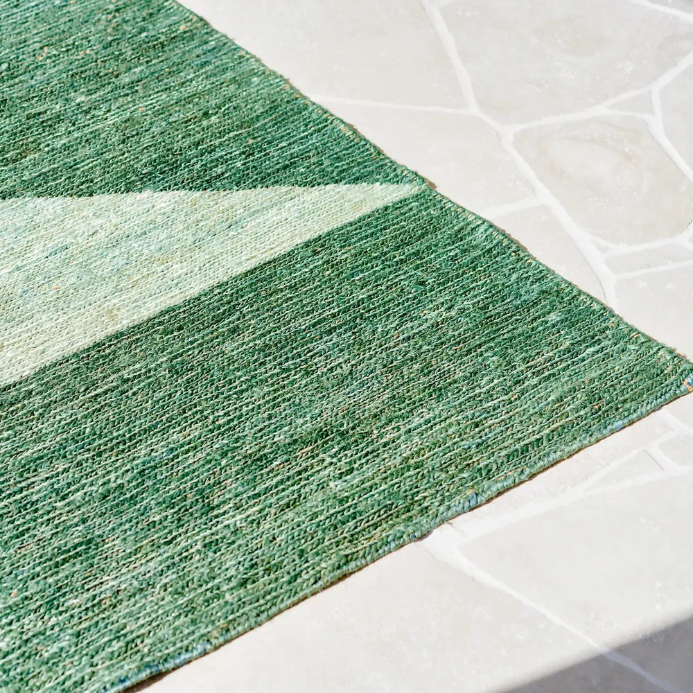 Zura Green Jute Rug