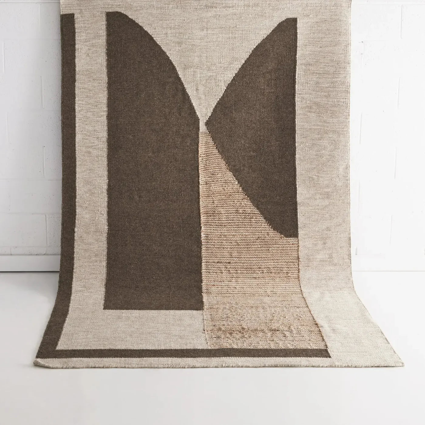 Koven Brown Wool Jute Rug