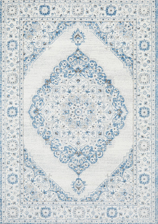 Mirova Blue and Silver Rug